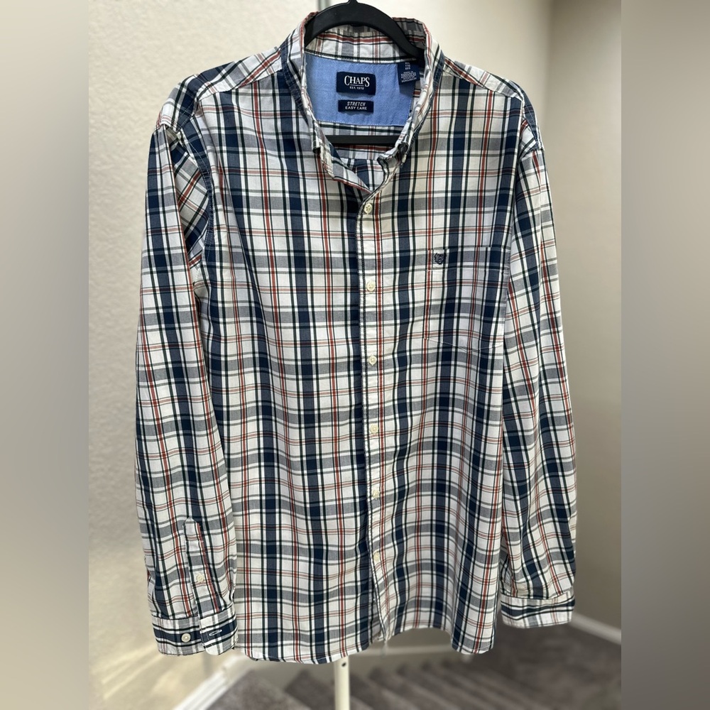 Chaps Long Sleeve Button Shirt XXL